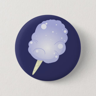Blue Cotton Snoep Ronde Button 5,7 Cm