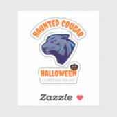 blue cougar sticker (Vel)