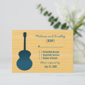 Blue Country Guitar Response Kaart (Staand voorkant)