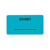  Blue Court reporter exposeert stickers (Voorkant)