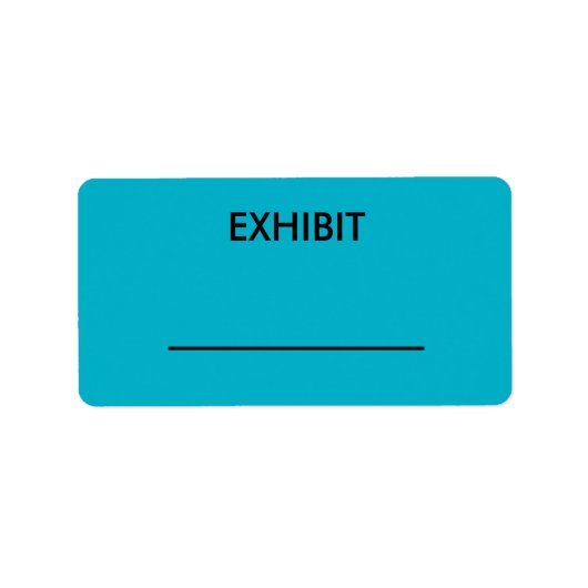  Blue Court reporter exposeert stickers (Voorkant)