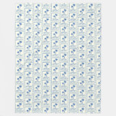 Blue Cove Fleece Deken (Voorkant)