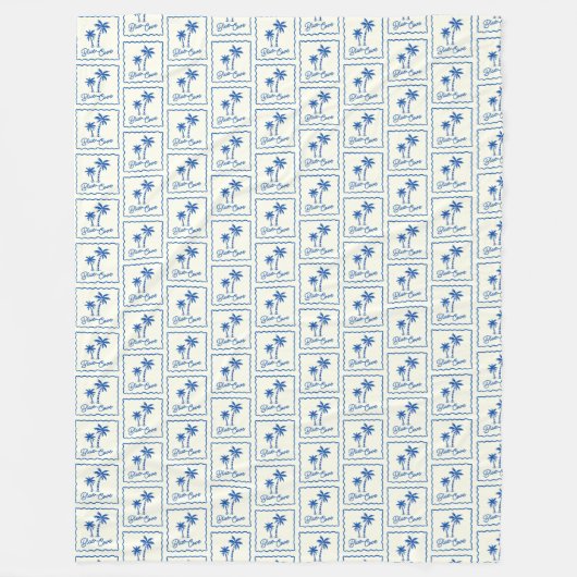 Blue Cove Fleece Deken (Voorkant)