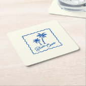 Blue Cove Kartonnen Onderzetters (Schuin)
