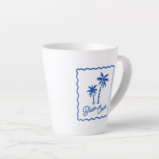Blue Cove Latte Mok (Rechterhoek)