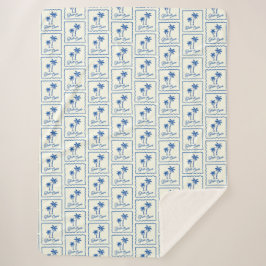 Blue Cove Sherpa Deken