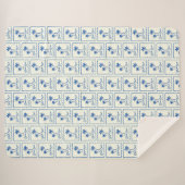 Blue Cove Sherpa Deken (Voorkant (horizontaal))