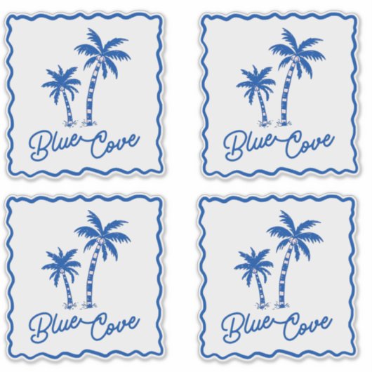 Blue Cove Sticker (Voorkant)