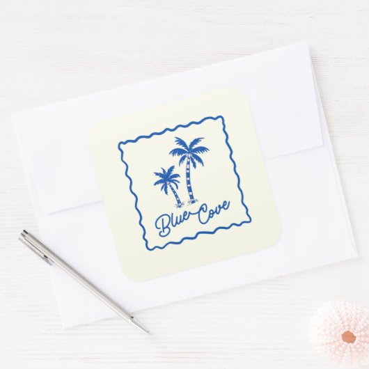 Blue Cove Sticker (Envelop)