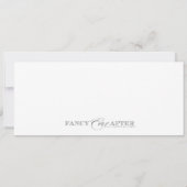 Blue Cow Print Vrijgezellenfeest Kaart (Achterkant)