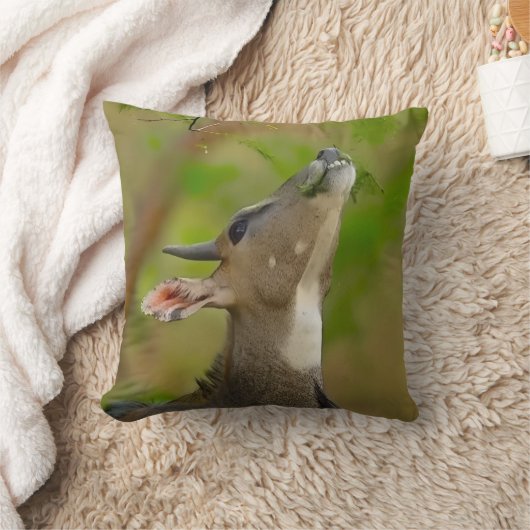 Blue cow Throw Pillow, Throw Pillow 16" x 16" Kussen (Deken)