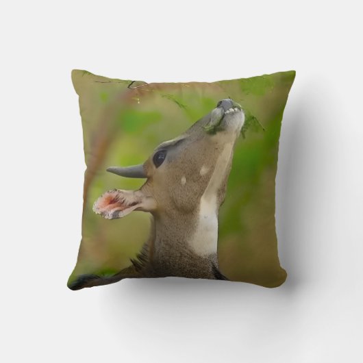 Blue cow Throw Pillow, Throw Pillow 16" x 16" Kussen (Achterkant)