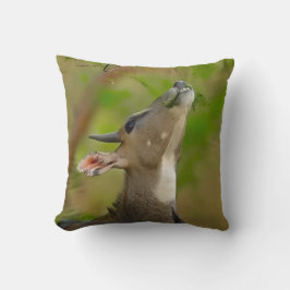 Blue cow Throw Pillow, Throw Pillow 16" x 16" Kussen