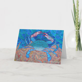 BLUE CRAB BEDANKKAART