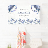 Blue Crab Birthday Banner (Insitu)