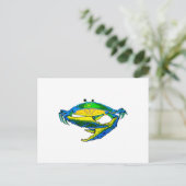 BLUE CRAB BRIEFKAART (Staand voorkant)