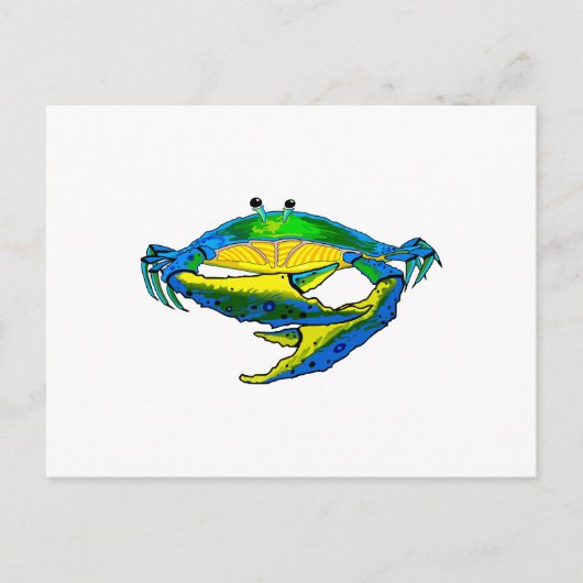 BLUE CRAB BRIEFKAART (Voorkant)