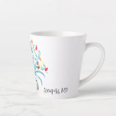 Blue Crab Christmas Mug Latte Mok (Rechts)