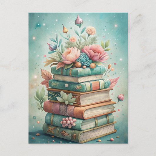 Blue Crab Coastal Beach Ocean Life Painting  Briefkaart (Voorkant)