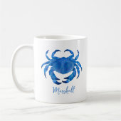 Blue Crab Crustacean Beach Koffiemok (Links)