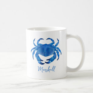 Blue Crab Crustacean Beach Koffiemok