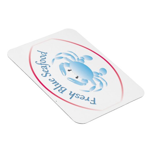 Blue Crab Fridge Magnet Magneet (Rechterzijde)