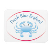 Blue Crab Fridge Magnet Magneet (Horizontaal)