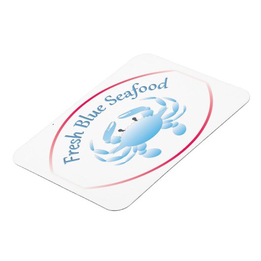 Blue Crab Fridge Magnet Magneet (Linkerzijde)