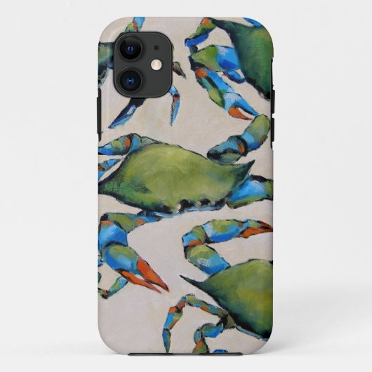 Blue Crab IPhone case (Achterkant)