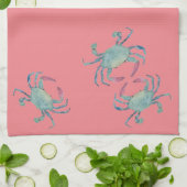 Blue Crab keukenhanddoek (Gevouwen)