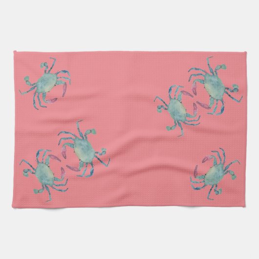 Blue Crab keukenhanddoek (Horizontaal)