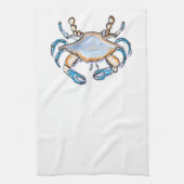 Blue Crab Kitchen Towel Theedoek (Verticaal)