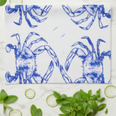 Blue Crab Kitchen Towel Theedoek (Gevouwen)