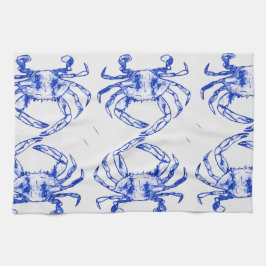 Blue Crab Kitchen Towel Theedoek