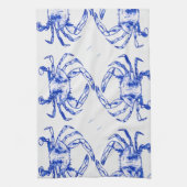Blue Crab Kitchen Towel Theedoek (Verticaal)
