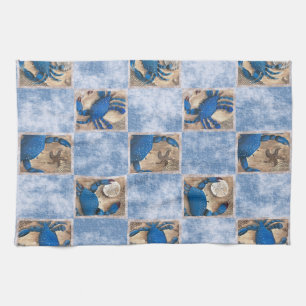 Blue Crab Kitchen Towels Theedoek