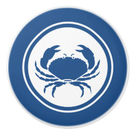 Blue Crab Marine Creatkeramische knop