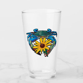 Blue Crab Maryland Black-Eyed Susan Glas