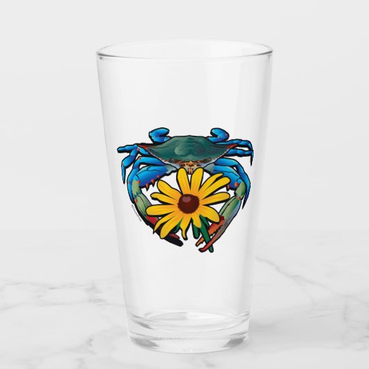 Blue Crab Maryland Black-Eyed Susan Glas (Voorkant)