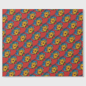 Blue Crab Maryland Black-eyed Susan - Red Cadeaupapier (Vlak)