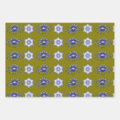 Blue Crab Monster Design Inpakpapier Vel (Voorkant 3)