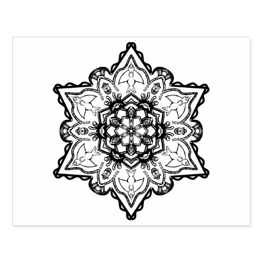 Blue Crab Monster Design Rubberstempel (Afrduk)