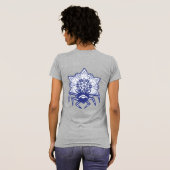 Blue Crab Monster Design T-shirt (Achterkant volledig)