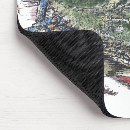 Blue Crab Mousepad Muismat (Hoek)