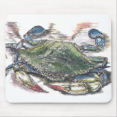 Blue Crab Mousepad Muismat (Voorkant)