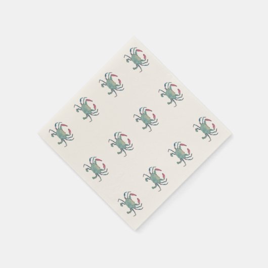 Blue Crab Napkins Servet (Hoek)