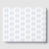 Blue Crab Pattern - Beach House Vacation Rental Gastenboek (Achterkant)
