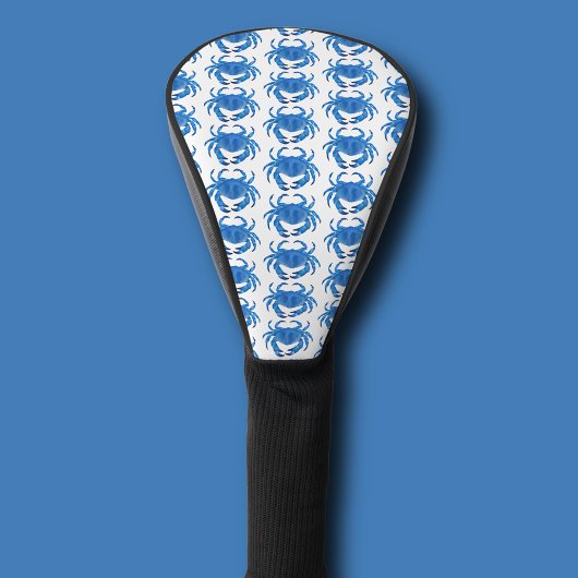 Blue Crab Pattern Golfheadcover