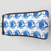Blue Crab Pattern Golfheadcover (Voorkant)