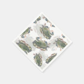 Blue Crab Pattern Servet (Hoek)